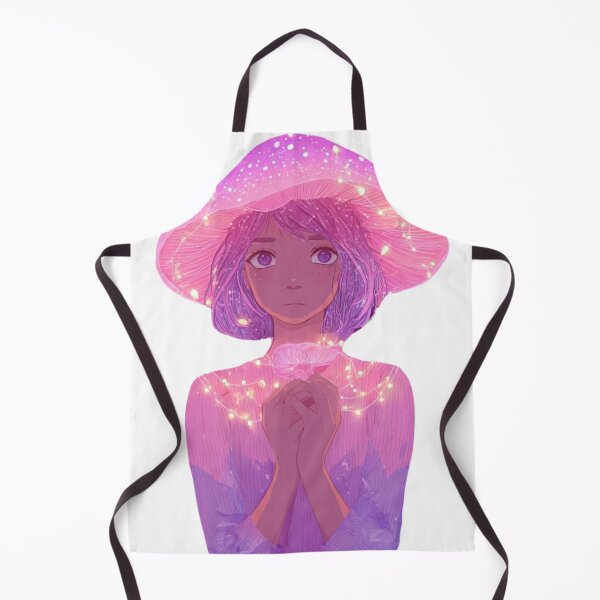 Item preview, Magical Glowing Pink Mushroom Fairy Girl designed and sold by LC&LCPlatform.