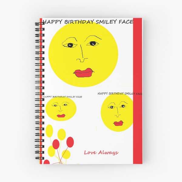 Artikelvorschau, Geburtstagskarte mit Smiley entworfen und verkauft von VlwHuesOfArt.