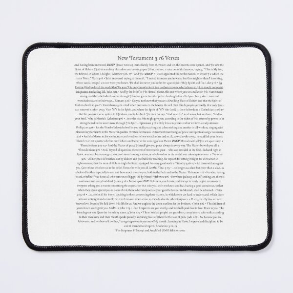 Item preview, 3:16 Bible Verses (part 3, New Testament) designed and sold by [the artist formerly known as PaleandTragic].