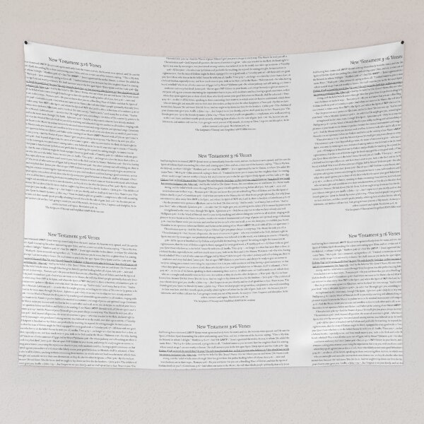 Item preview, 3:16 Bible Verses (part 3, New Testament) designed and sold by [the artist formerly known as PaleandTragic].