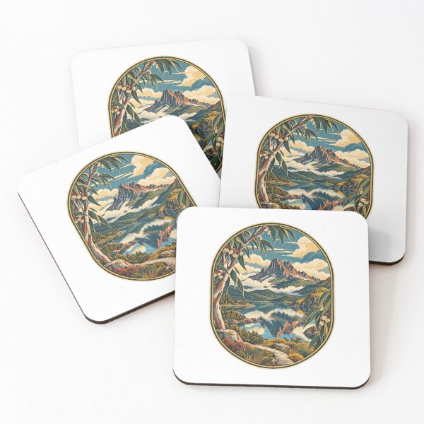 Item preview, Tasmania Travel Art – Wildlife, Mountains and Coastal Adventure designed and sold by AMICO77.