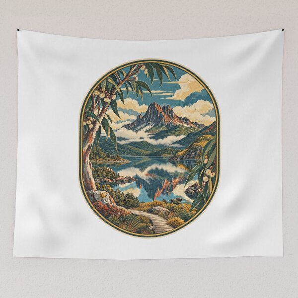 Item preview, Tasmania Travel Art – Wildlife, Mountains and Coastal Adventure designed and sold by AMICO77.