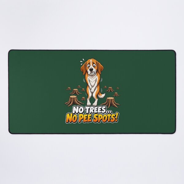 Item preview, No Trees... No Pee Spots! Funny Dog Environmental Humor designed and sold by Alpine-Ink.