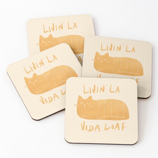 Item preview, Living La Vida Loaf Cat designed and sold by Stephanie McRae.