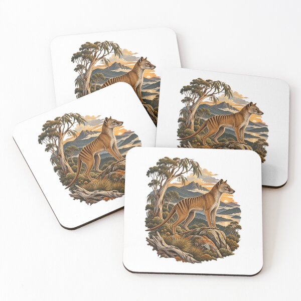 Item preview, Tasmania Travel Art – Wildlife, Mountains and Coastal Adventure designed and sold by AMICO77.