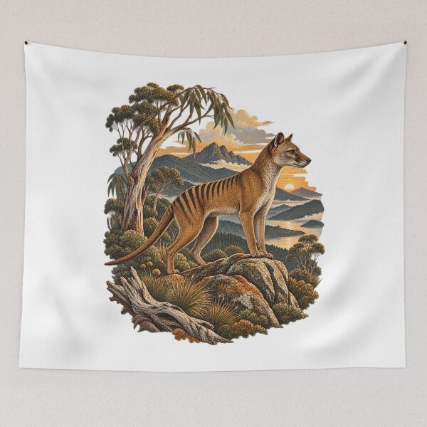 Item preview, Tasmania Travel Art – Wildlife, Mountains and Coastal Adventure designed and sold by AMICO77.