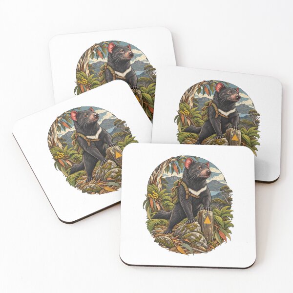 Item preview, Tasmania Travel Art – Wildlife, Mountains and Coastal Adventure designed and sold by AMICO77.