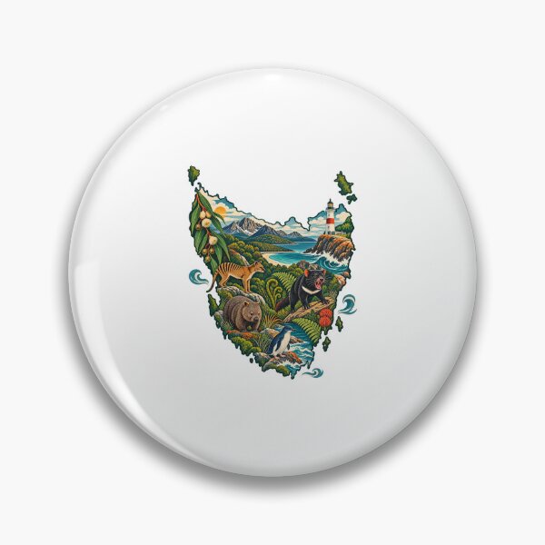 Item preview, Tasmania Travel Art – Wildlife, Mountains and Coastal Adventure designed and sold by AMICO77.