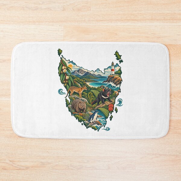 Item preview, Tasmania Travel Art – Wildlife, Mountains and Coastal Adventure designed and sold by AMICO77.