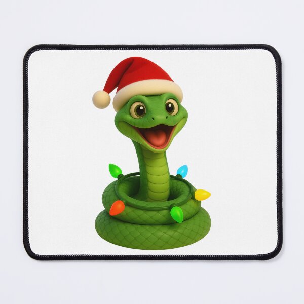 Item preview, Christmas Green Mamba designed and sold by Sillytoe.