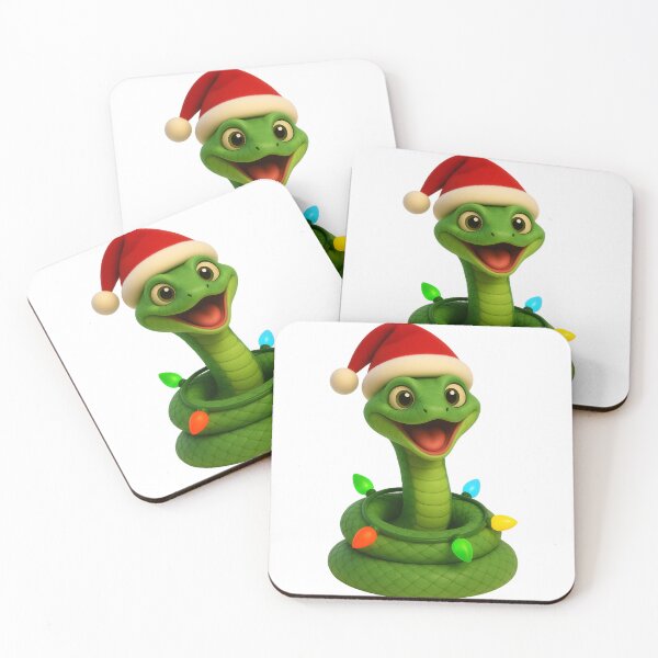 Item preview, Christmas Green Mamba designed and sold by Sillytoe.