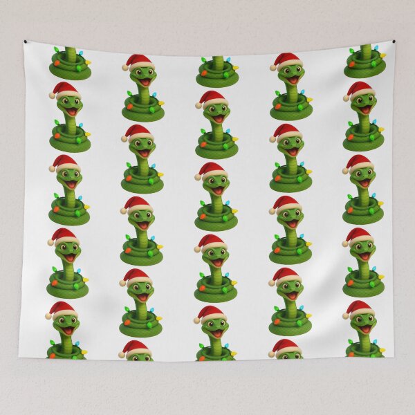 Item preview, Christmas Green Mamba designed and sold by Sillytoe.