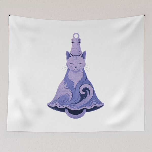 Item preview, Cat Bell Periwinkle designed and sold by BellStudios.