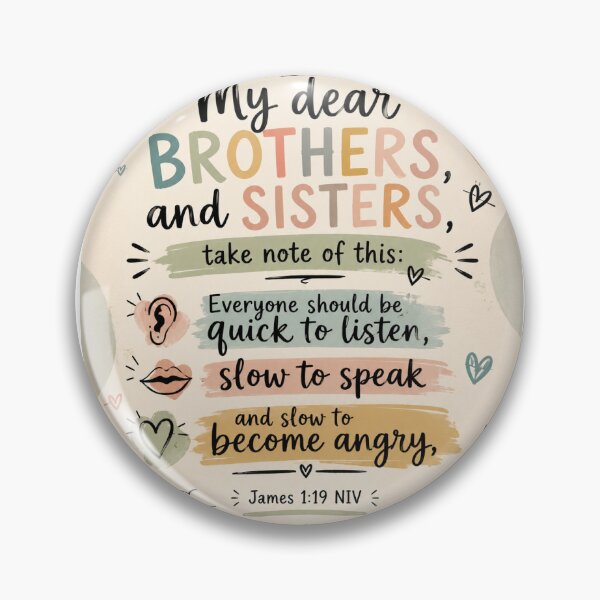 Item preview, James 1:19  designed and sold by Neverending Praise Ministry.