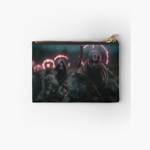 Item preview, Sci-Fi Viking Warband Wall Art, Glowing Rune Halo Poster designed and sold by AetherianArchive.