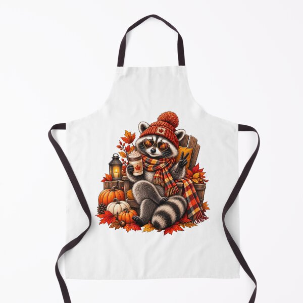 Item preview, Autumn Raccoon Cozy Fall Coffee – Cute Pumpkin Season designed and sold by afr-saad.