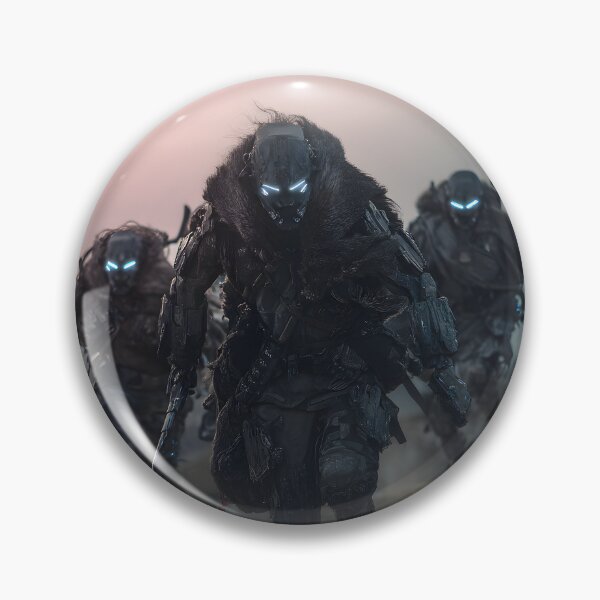 Item preview, Sci-Fi Viking Raiders Wall Art, Tactical Berserker Poster designed and sold by AetherianArchive.