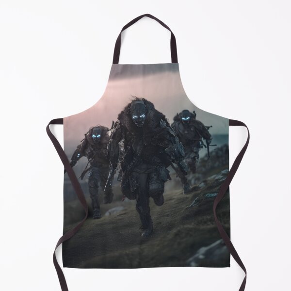 Item preview, Sci-Fi Viking Raiders Wall Art, Tactical Berserker Poster designed and sold by AetherianArchive.