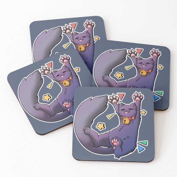 Item preview, Russian blue cat: Biiigg stretch! designed and sold by WitcherGem.