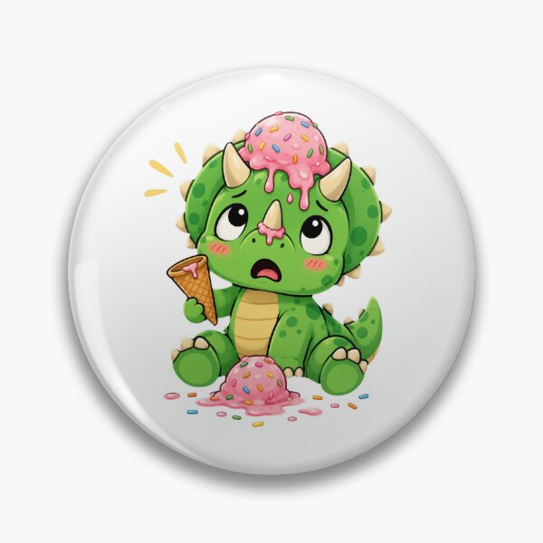 Item preview, Triceratops Ice Cream Disaster designed and sold by MySthore.