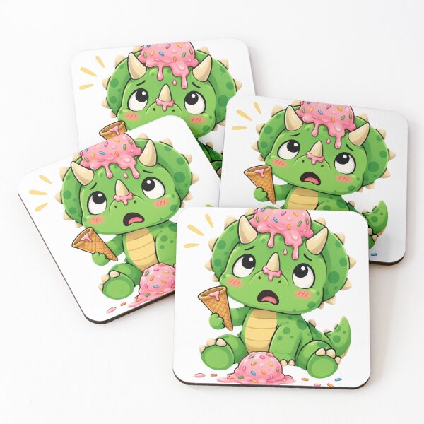 Artikelvorschau, Eiscreme-Desaster mit einem Triceratops entworfen und verkauft von MySthore.