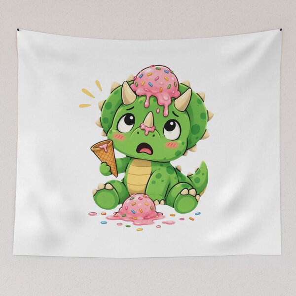 Item preview, Triceratops Ice Cream Disaster designed and sold by MySthore.