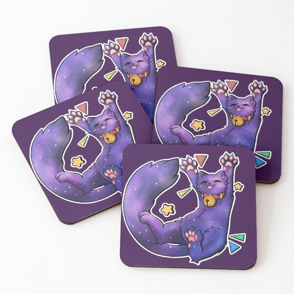 Item preview, Galaxy cat: Biiigg stretch! designed and sold by WitcherGem.