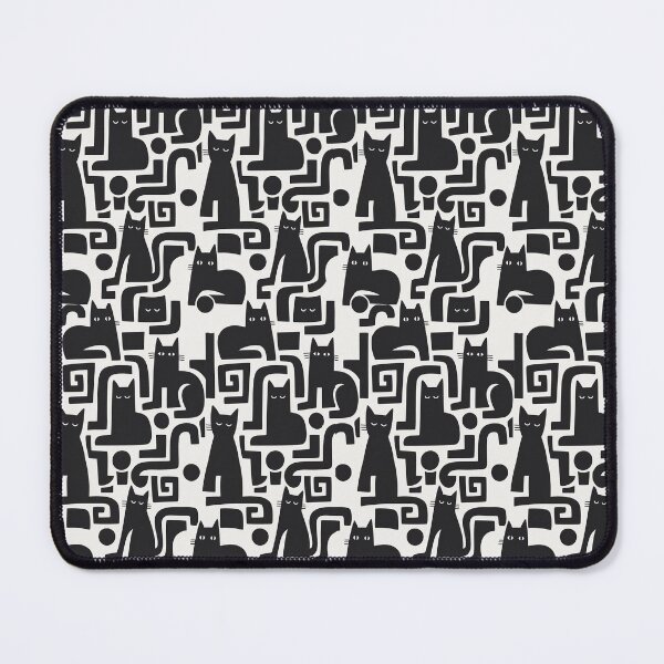 Item preview, Chic Black Cat Pattern Stylish Feminine Design for Dresses & Home Decor designed and sold by Bloomie_Studio .