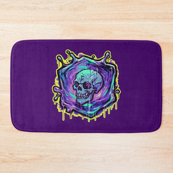 Item preview, Graffiti Style Ooze Cube Skull Art designed and sold by blampop.