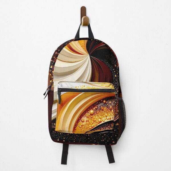 Item preview, Elegant Swirl of Colors in Cream and Chocolate designed and sold by Vicky Brago-Mitchell®.