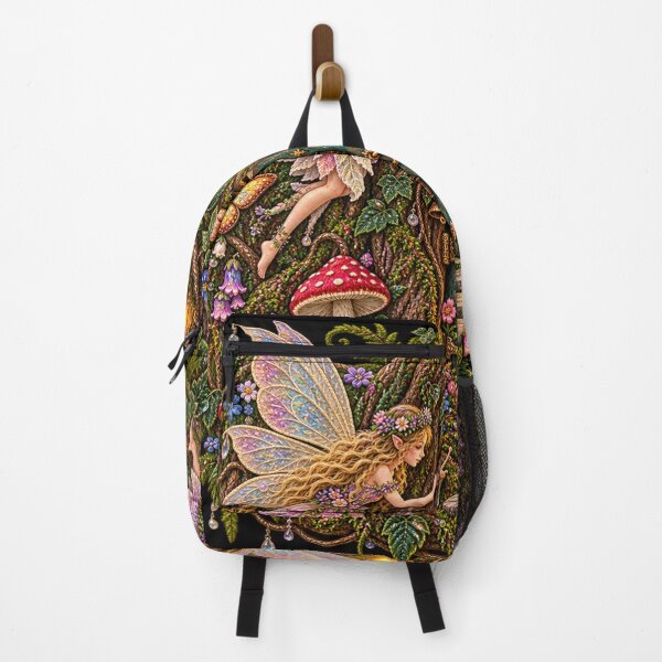Item preview, Fairycore Fairy Door Embroidery – Enchanted Woodland Fairy Garden designed and sold by Emoji Emblems.
