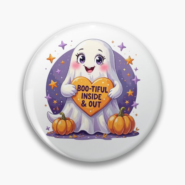 Item preview, Boo-tiful Inside and Out Cute Halloween Ghost designed and sold by Modish-Arts.