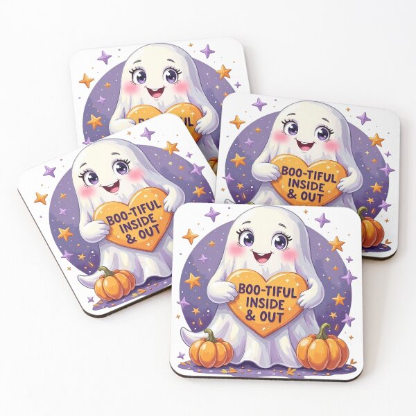 Item preview, Boo-tiful Inside and Out Cute Halloween Ghost designed and sold by Modish-Arts.