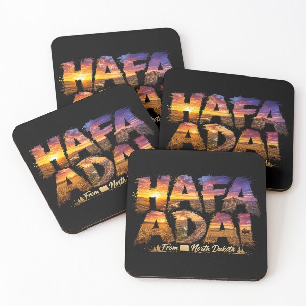 Item preview, Håfa Adai from North Dakota: Badlands, Prairie & Golden Sunset Spirit designed and sold by BlissBlvdShop.