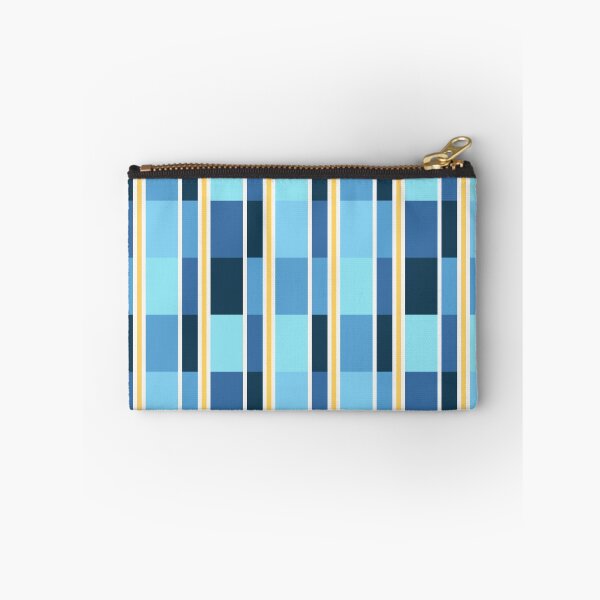 Item preview, Stripes of Blocks on Blues and Yellow designed and sold by PSCSCo.