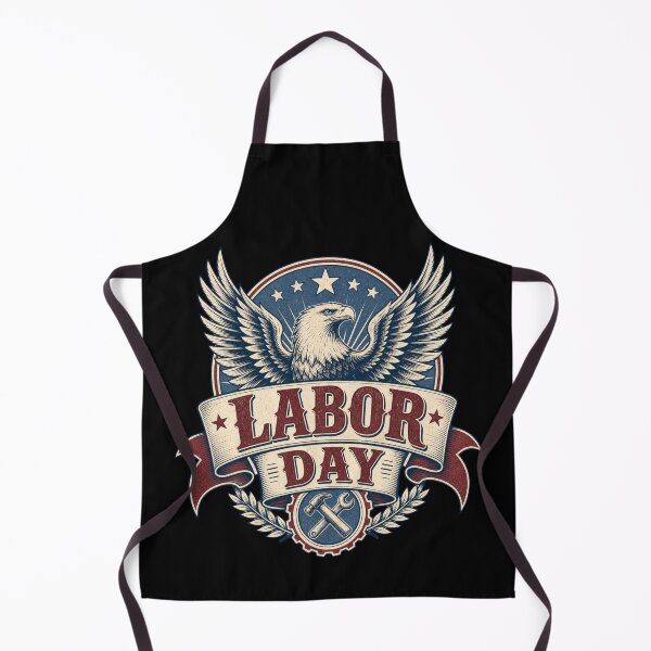 Item preview, Labor Day Vintage Patriotic Eagle Worker Pride designed and sold by SquatchPrintsCo.
