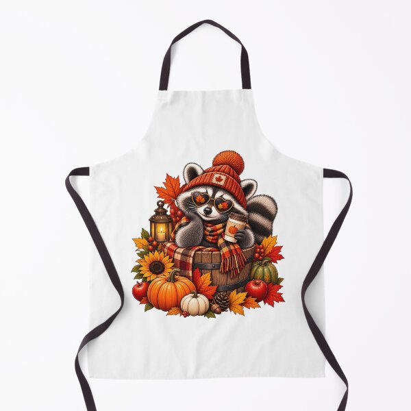 Item preview, Cozy Autumn Raccoon Pumpkin Coffee – Fall Harvest Vibes designed and sold by afr-saad.