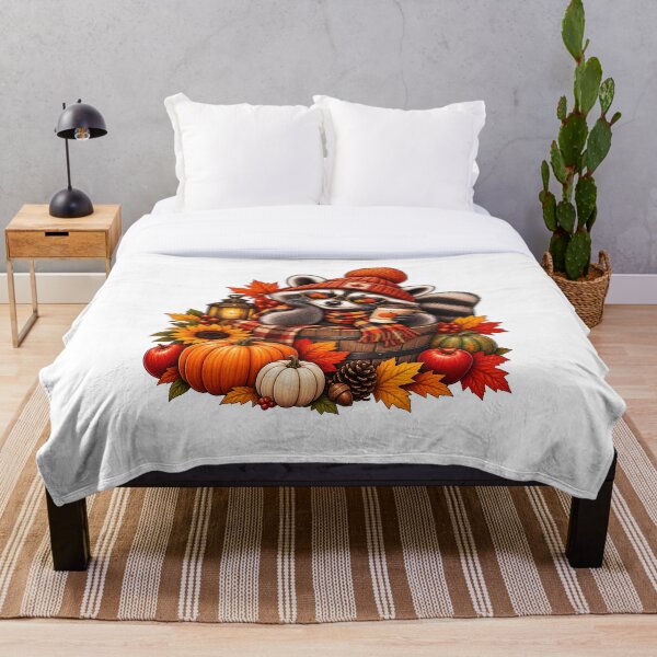 Item preview, Cozy Autumn Raccoon Pumpkin Coffee – Fall Harvest Vibes designed and sold by afr-saad.