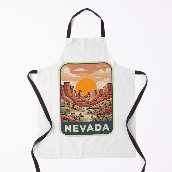 Item preview, Retro Nevada Desert Canyon Sunset Landscape Graphic designed and sold by Paper Drip.
