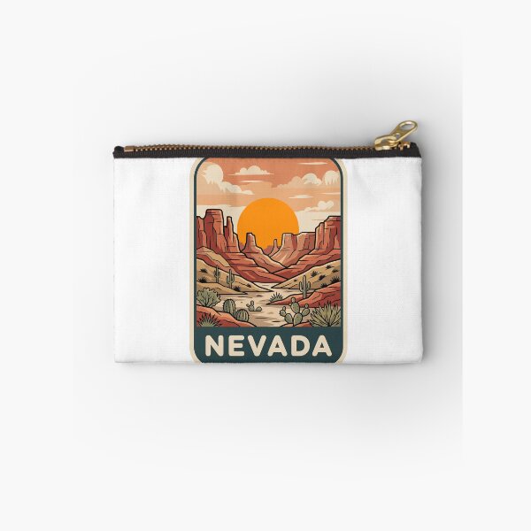 Item preview, Retro Nevada Desert Canyon Sunset Landscape Graphic designed and sold by Paper Drip.