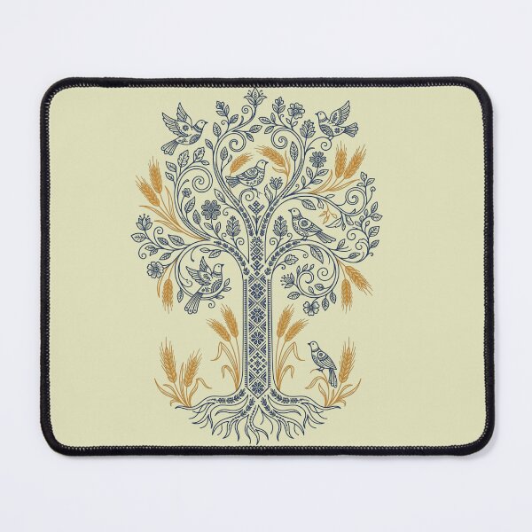 Item preview, Ukrainian Tree of Life Folk Art Wheat Birds Heritage Symbol designed and sold by KreonaTime.