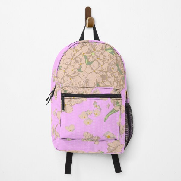 Item preview, Pattern - Hand-drawn Peach on Pink Hydrangea designed and sold by Eejee-SK.