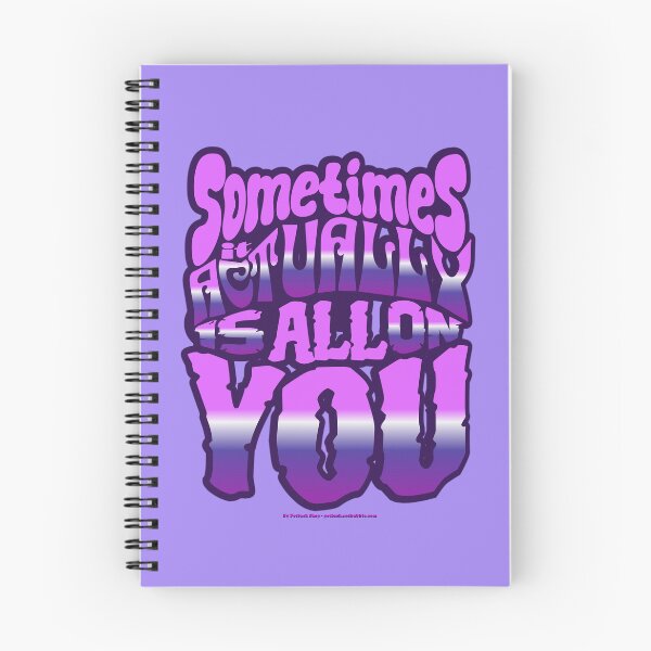 Item preview, Copy of Sometimes it Actually is ALL on YOU (Metallic Purple) designed and sold by potluck.