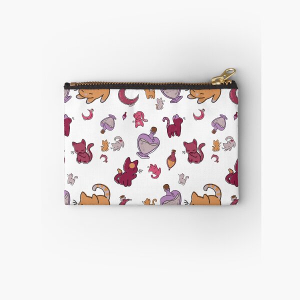 Item preview, Pattern Luminoso con Gattini Stregati e Pozioni - Grafica Kawaii su Sfondo Bianco⁠ designed and sold by Gioxoxx18.