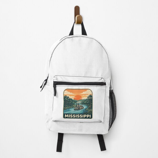 Item preview, Vintage Mississippi River Steamboat Retro Travel Graphic designed and sold by Paper Drip.