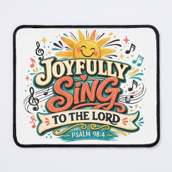 Item preview, Joyfully Sing to the Lord Psalm 98:4 Christian Worship Praise Design designed and sold by SoulThread Studio.