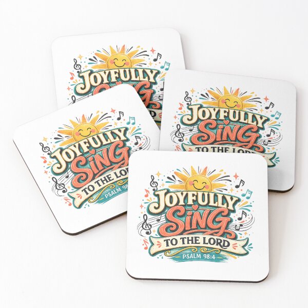 Item preview, Joyfully Sing to the Lord Psalm 98:4 Christian Worship Praise Design designed and sold by SoulThread Studio.