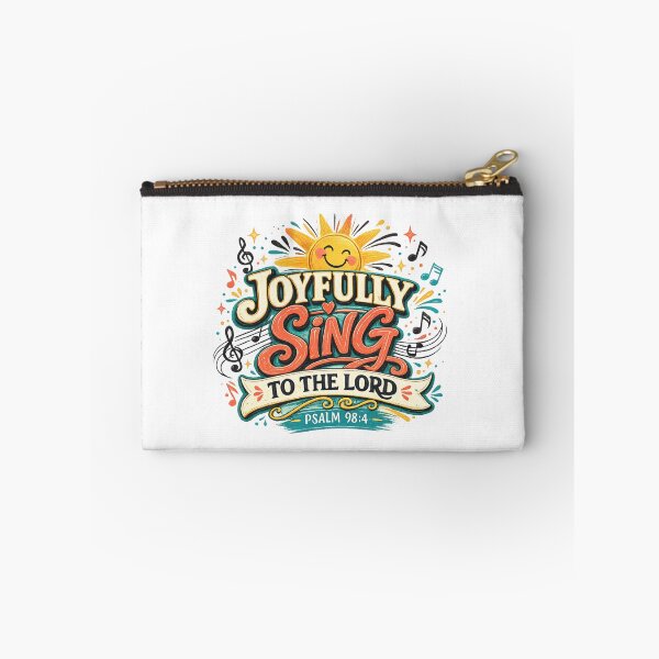 Artikelvorschau, Singt dem Herrn voller Freude! Psalm 98,4 Christliche Anbetung Lobpreis Design entworfen und verkauft von SoulThread Studio.
