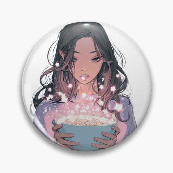Item preview, Cozy Magical Anime Girl Stardust Bowl  designed and sold by LC&LCPlatform.