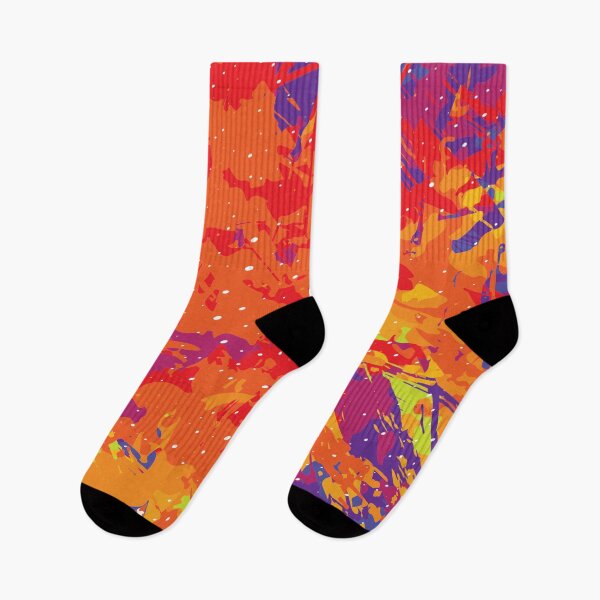 Item preview,  Vibrant Neon Paint Splatter Abstract Expressionist Pattern designed and sold by ImStickerHappy.